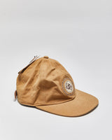 DSWT Quiksilver Arvo KickBack Canvas Leather Strap Flat Bill Baseball Cap - OS