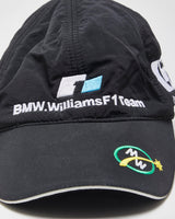 Vintage BMW Williams F1 Team Fleece Lined Ear Flap Baseball Cap - OS