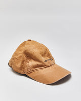 Vintage Carhartt Tan Embroidered Script Canvas Baseball Cap - OS