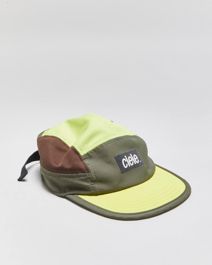 Ciele Athletics CoolWick Tri-Colour 5-Panel Running Cap - OS