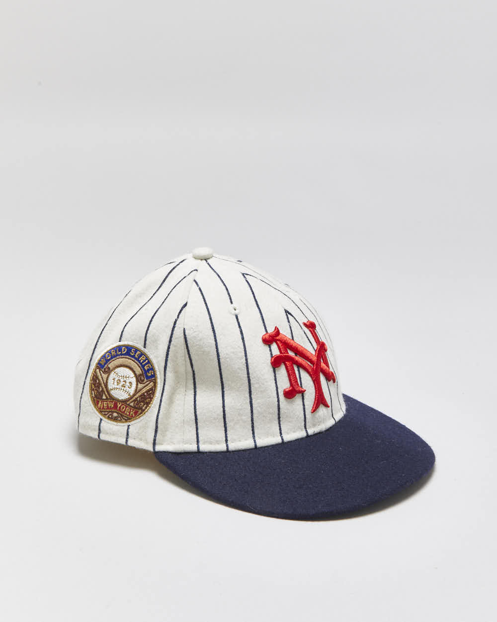 Vintage New Era 59Fifty NY Yankees World Series 1923 CoopersTown Collection Wool Blend Fitted Baseball Cap - 7 3/8