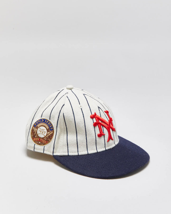 Vintage New Era 59Fifty NY Yankees World Series 1923 CoopersTown Collection Wool Blend Fitted Baseball Cap - 7 3/8