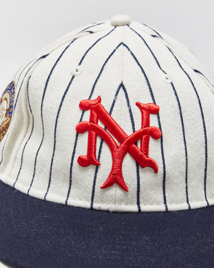Vintage New Era 59Fifty NY Yankees World Series 1923 CoopersTown Collection Wool Blend Fitted Baseball Cap - 7 3/8