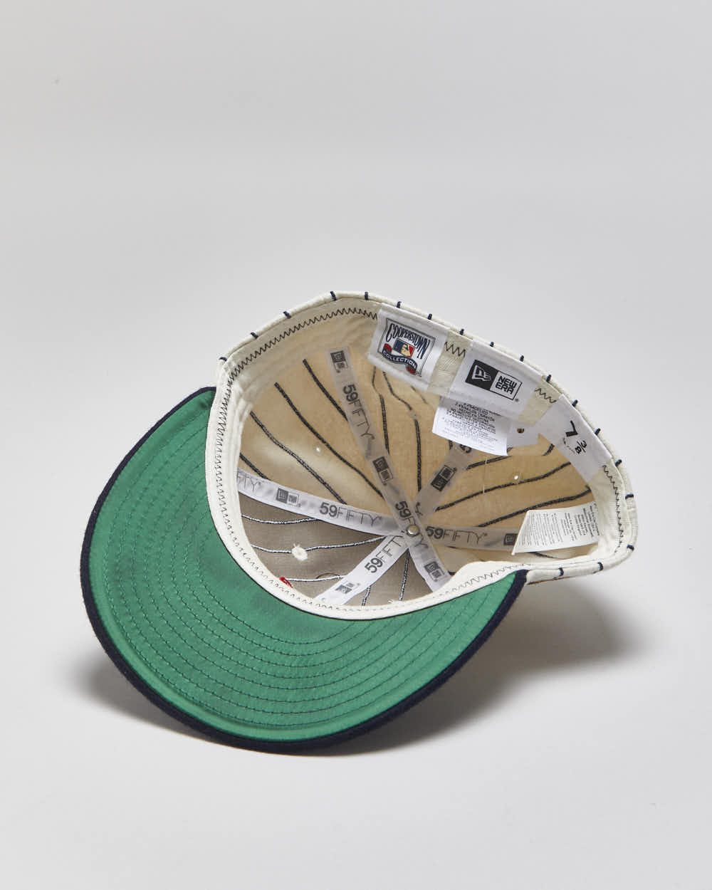 Vintage New Era 59Fifty NY Yankees World Series 1923 CoopersTown Collection Wool Blend Fitted Baseball Cap - 7 3/8