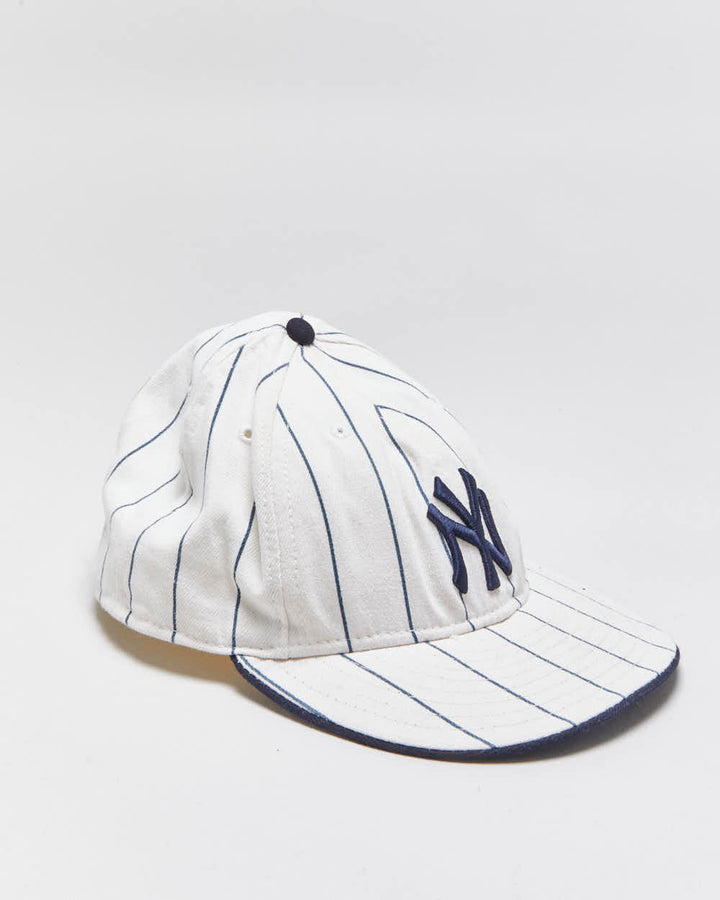 Vintage Y2K 00s New Era 59Fifty NY Yankees Made In USA Wool Blend MLB Fitted Baseball Cap - 7 5/8
