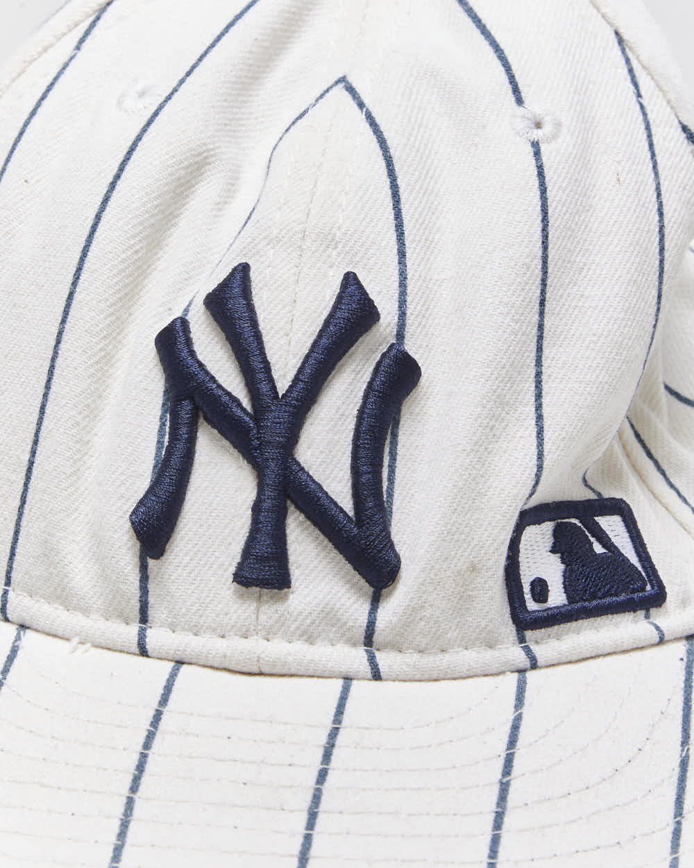 Vintage Y2K 00s New Era 59Fifty NY Yankees Made In USA Wool Blend MLB Fitted Baseball Cap - 7 5/8