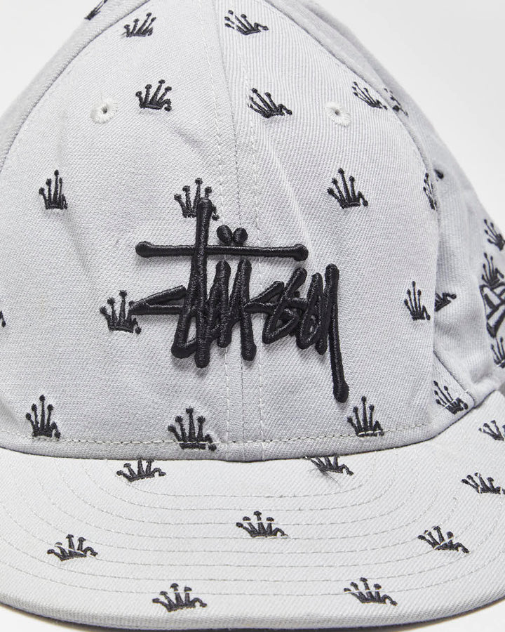 2014 Stussy x New Era 59Fifty Crown Monogram Wool Blend Fitted Baseball Cap - 7 1/2