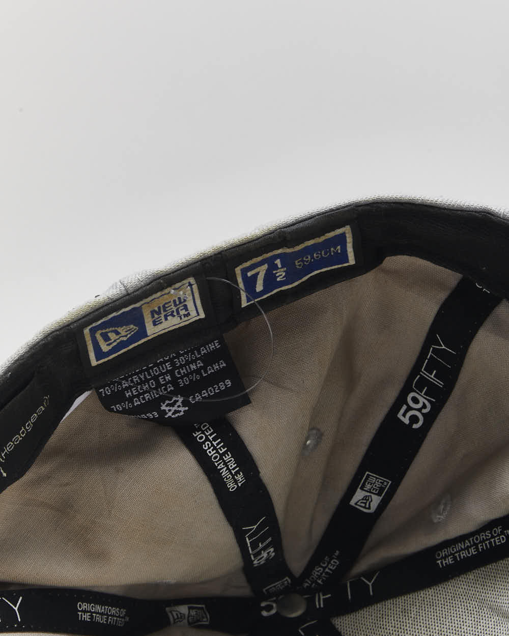 2014 Stussy x New Era 59Fifty Crown Monogram Wool Blend Fitted Baseball Cap - 7 1/2