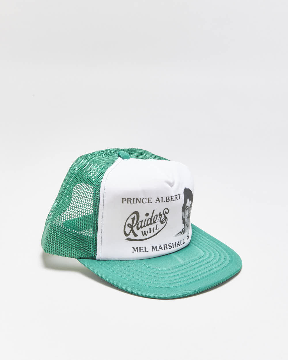 DS Vintage 1980s Western Hockey League Prince Albert Raiders Trucker Hat - OS