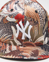 New Era 59Fifty x Jakuchu Ito NY Yankees Limited edition Japanese Satin Fitted Baseball Cap - 7 1/2
