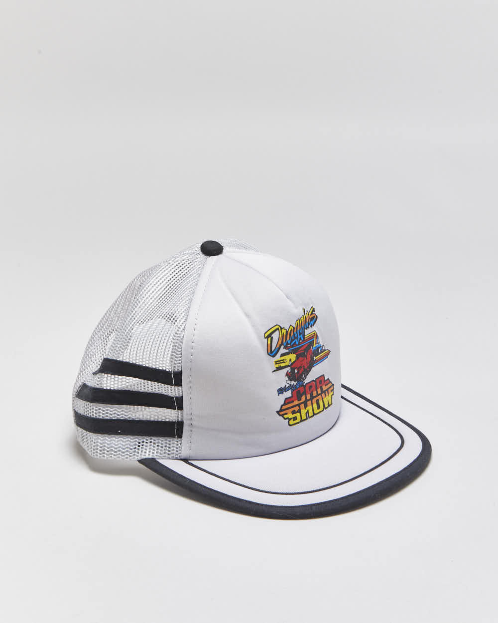 Vintage 1980s Draggins Car Show AJM Trucker Hat - OS