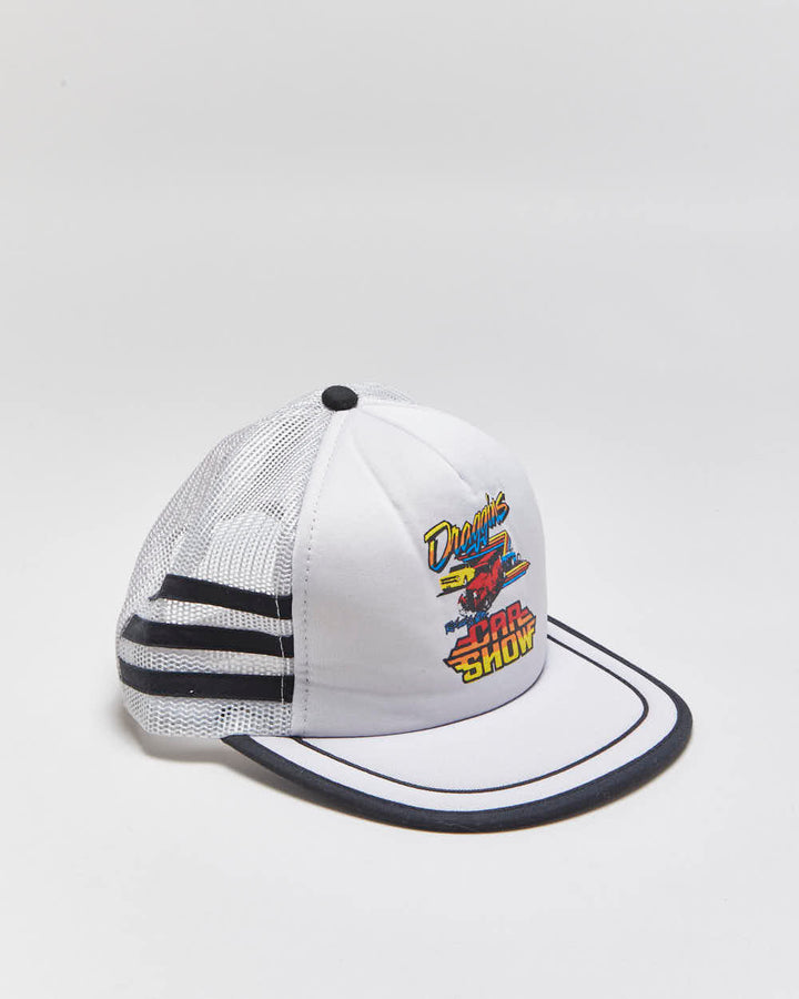 Vintage 1980s Draggins Car Show AJM Trucker Hat - OS