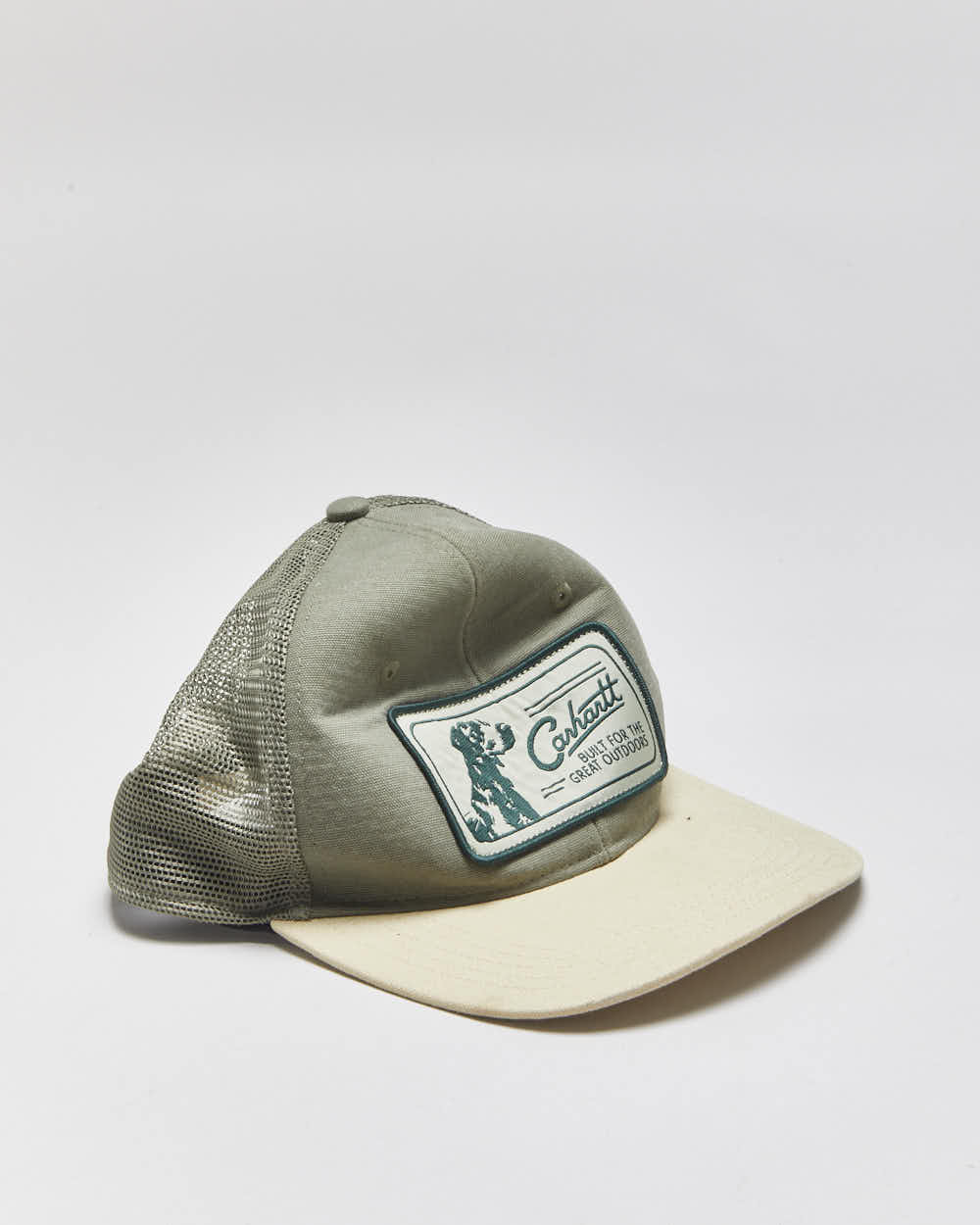 Vintage Carhartt Canvas Dog Patch Trucker Hat - OS