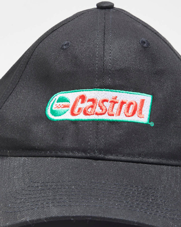 Vintage Y2K 00s Castrol Oil Embroidered Patch Snapback - OS