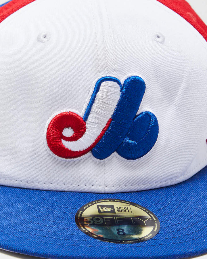 Vintage New Era 59Fifty Montreal Expos Cooperstown Collection MLB Fitted Baseball Cap - 8
