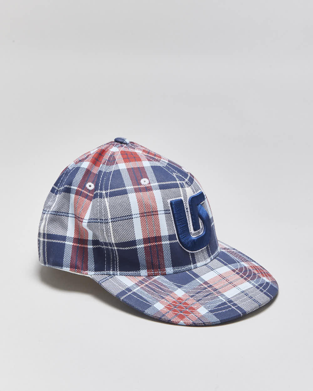Vintage Y2K 00s Burton Snowboards Plaid FlexFit Baseball Cap - OS