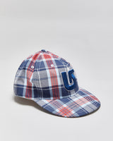 Vintage Y2K 00s Burton Snowboards Plaid FlexFit Baseball Cap - OS