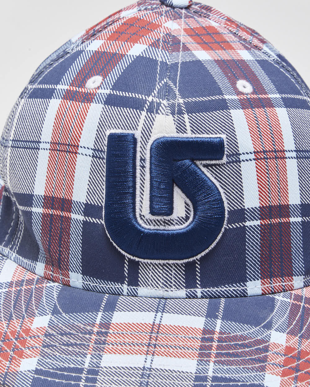 Vintage Y2K 00s Burton Snowboards Plaid FlexFit Baseball Cap - OS