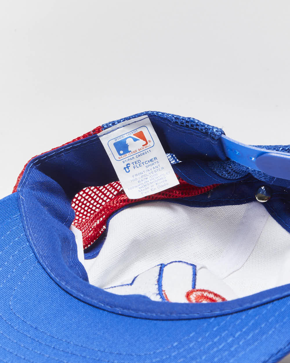 Vintage 1980s Montreal Expos MLB Ted Fletcher Flat Bill Trucker Hat - OS