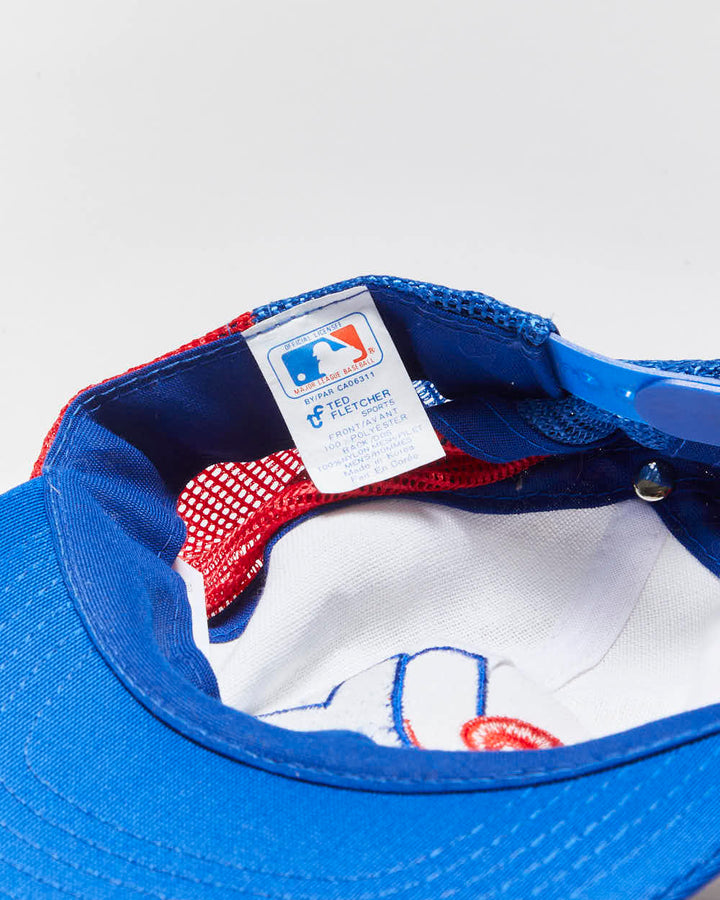 Vintage 1980s Montreal Expos MLB Ted Fletcher Flat Bill Trucker Hat - OS