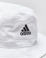 Vintage Adidas Embroidered Canvas Bucket Hat - OS