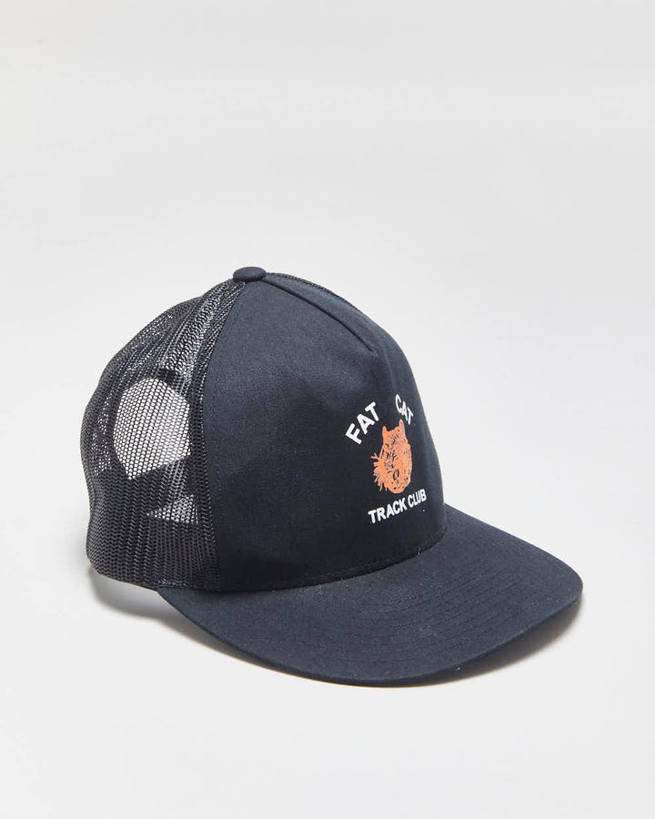 Vintage Fat Cat Track Club Yupoong Classics Trucker Hat - OS