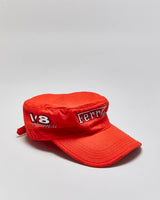 Vintage Y2K 00s Ferrari Gear V8 Embroidered Adjustable Army Cap - OS