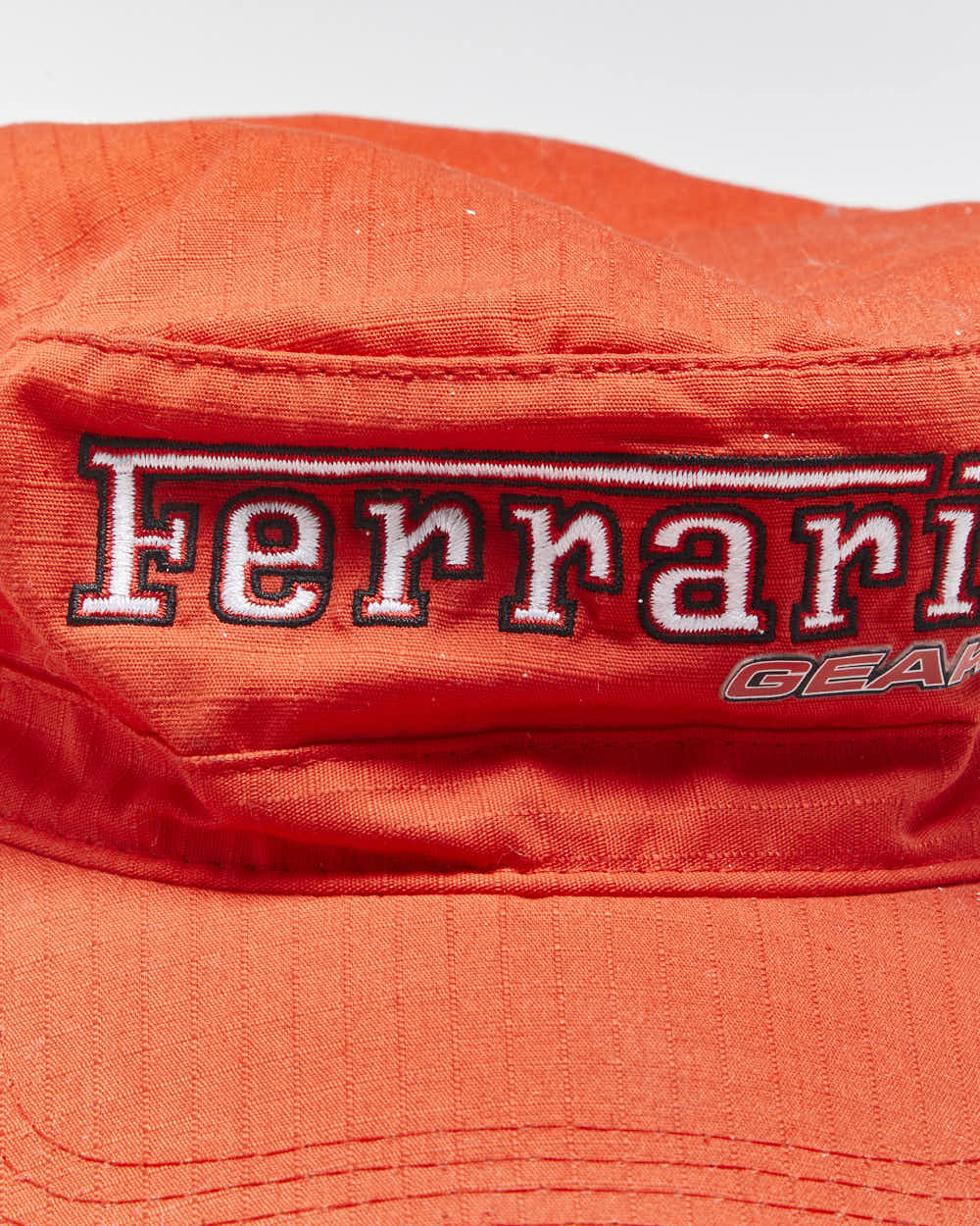 Vintage Y2K 00s Ferrari Gear V8 Embroidered Adjustable Army Cap - OS