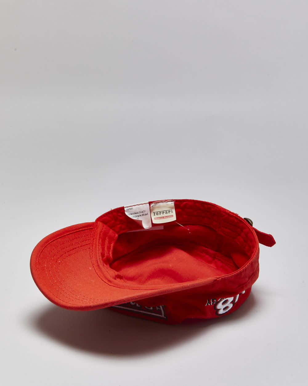 Vintage Y2K 00s Ferrari Gear V8 Embroidered Adjustable Army Cap - OS