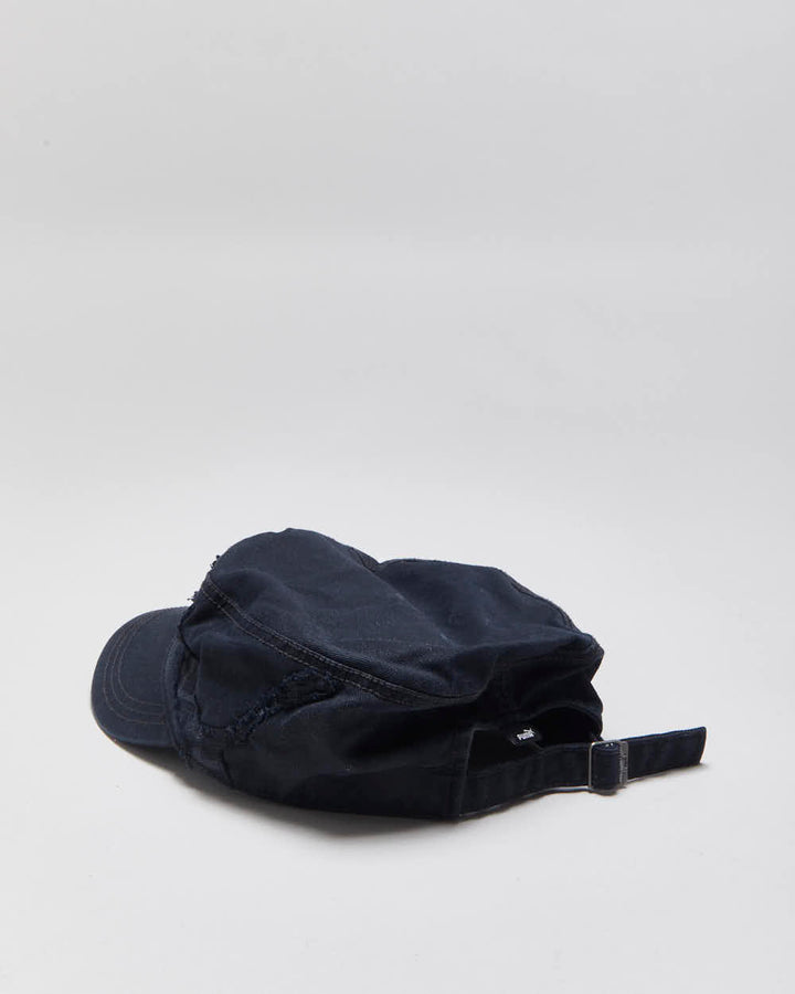 Vintage Y2K 00s Puma Frayed Logo Canvas Adjustable Army Cap - OS