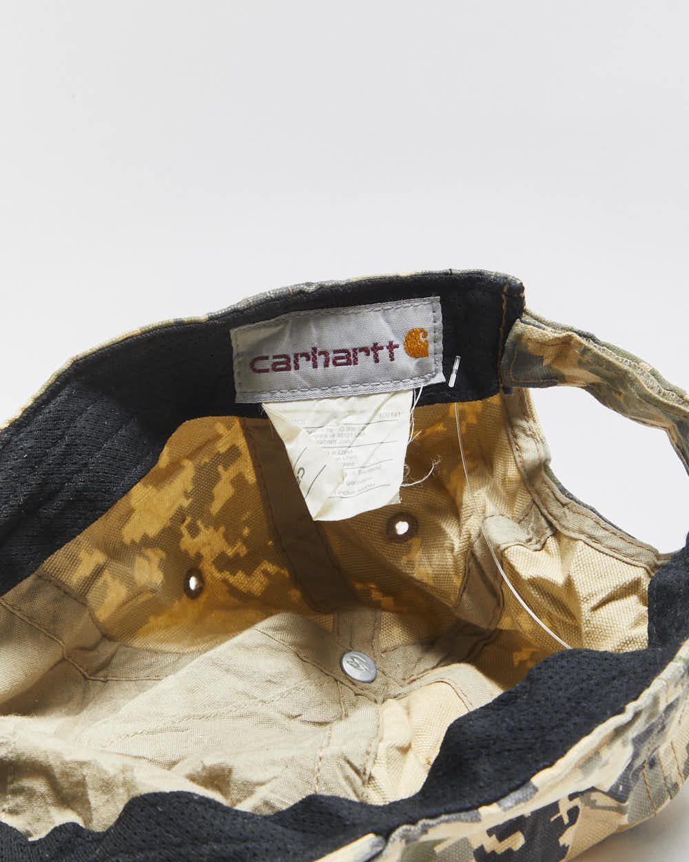 Vintage Carhartt Odessa Digi Camo Canvas Veclro Baseball Cap - OS