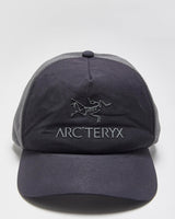 Vintage Arc'teryx Bird Word Curved Soft Shell Trucker Hat - OS