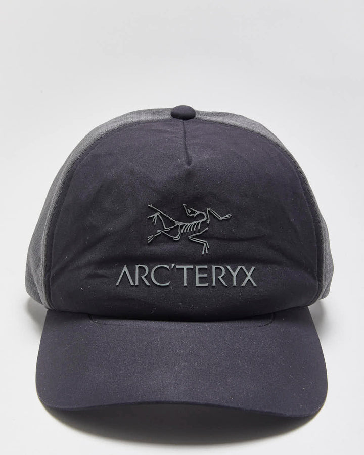 Vintage Arc'teryx Bird Word Curved Soft Shell Trucker Hat - OS