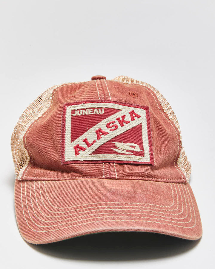 Vintage Y2K 00s Legacy Alaska Denim Trucker Hat - OS