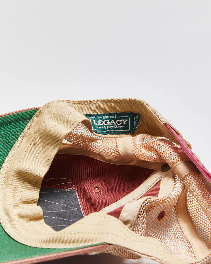 Vintage Y2K 00s Legacy Alaska Denim Trucker Hat - OS