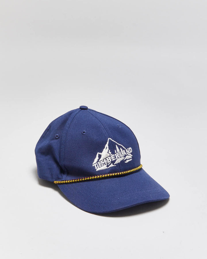 Vintage Timberland Embroidered Canvas Snapback Baseball Cap - OS