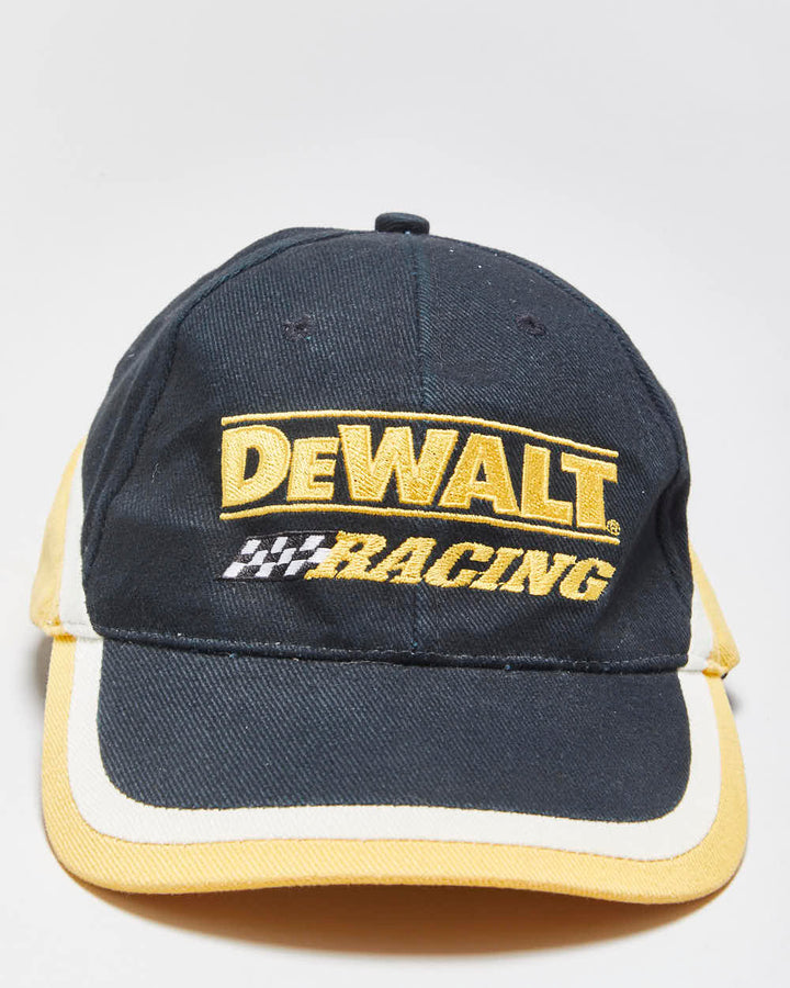 Vintage Y2K 00s Dewalt Racing Embroidered Canvas Baseball Cap - OS