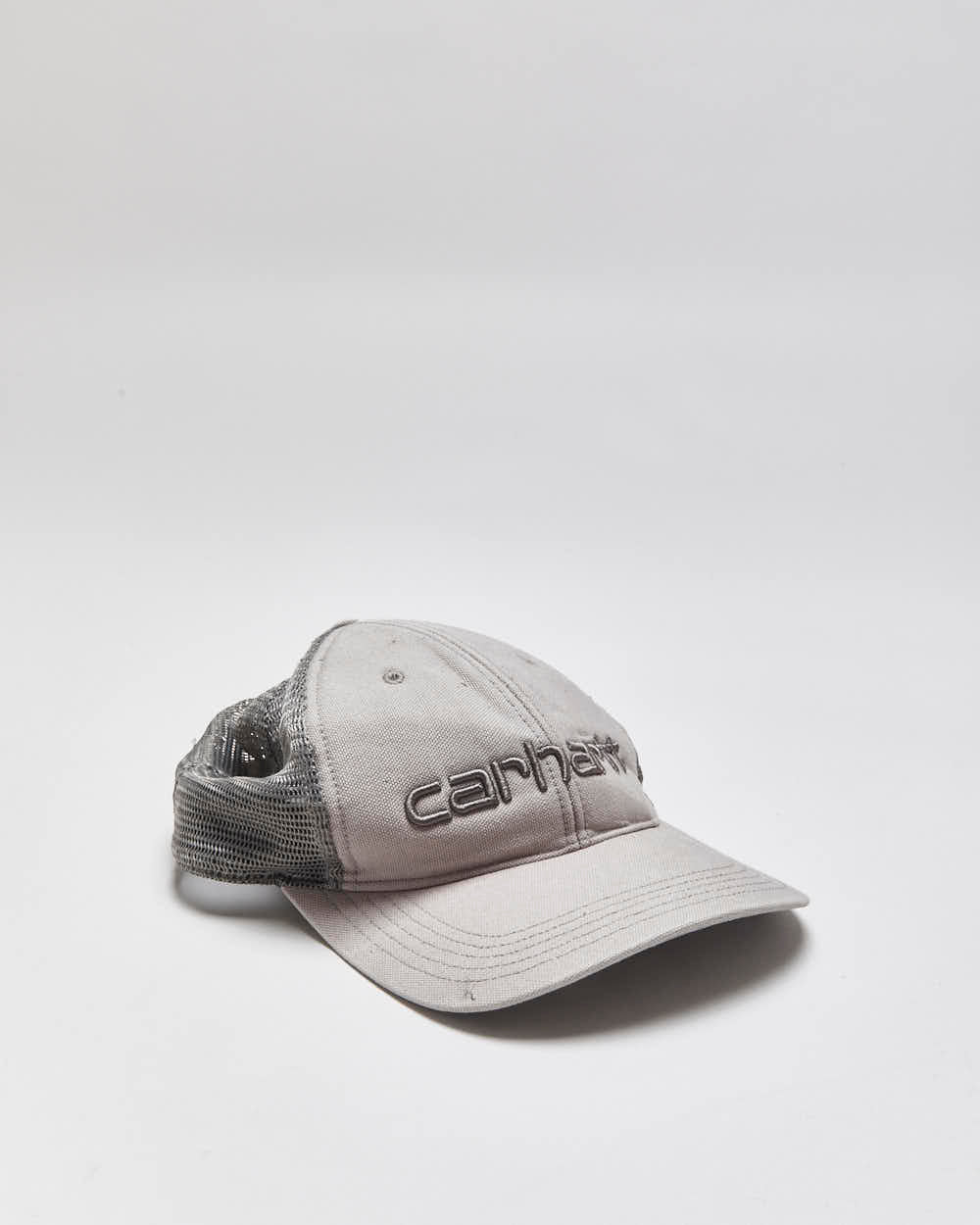 Vintage Carhartt Dunmore Canvas Embroidered Trucker Hat - OS