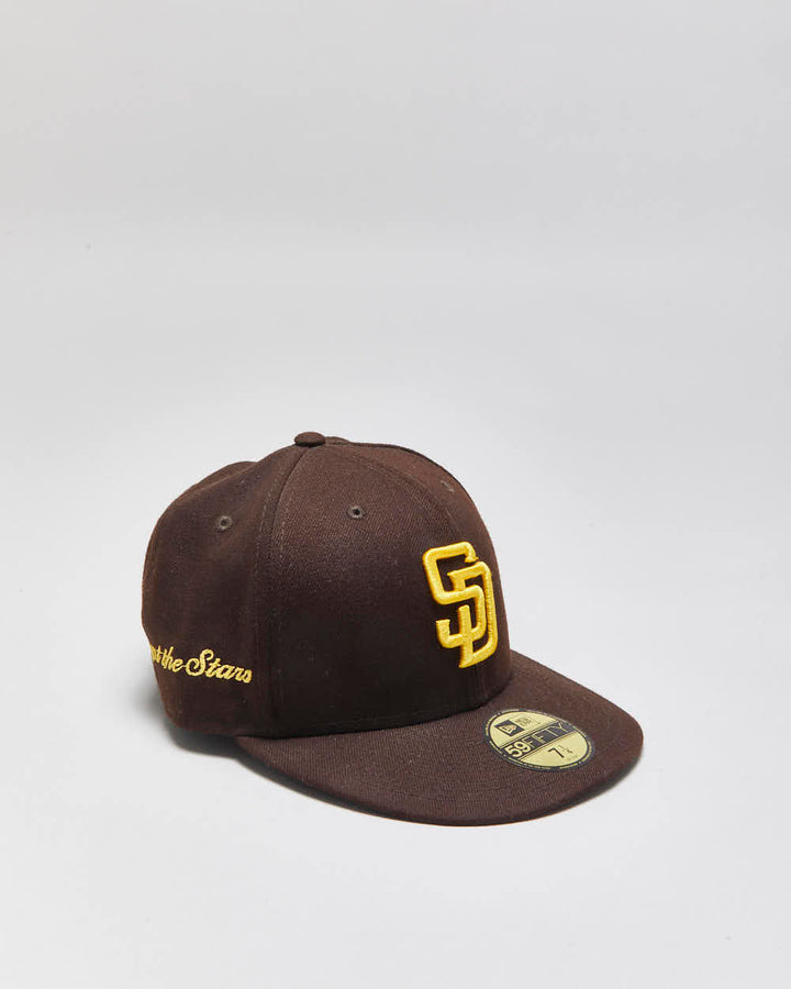 Vintage New Era 59 Fifty San Diego Padres MLB Official On-Field Fitted Baseball Cap - 7 1/4