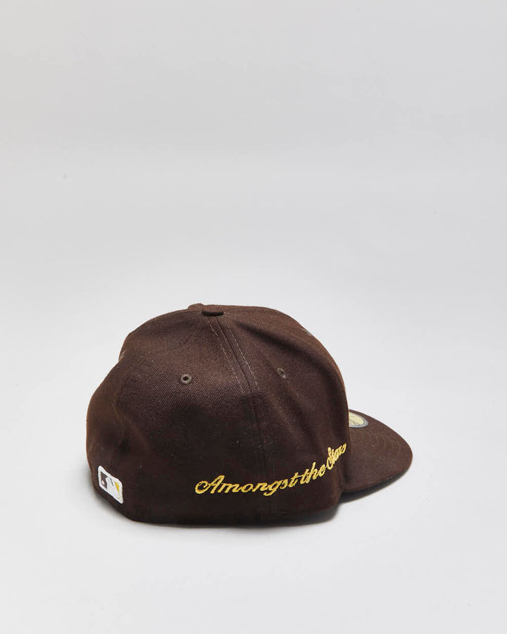 Vintage New Era 59 Fifty San Diego Padres MLB Official On-Field Fitted Baseball Cap - 7 1/4