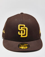 Vintage New Era 59 Fifty San Diego Padres MLB Official On-Field Fitted Baseball Cap - 7 1/4