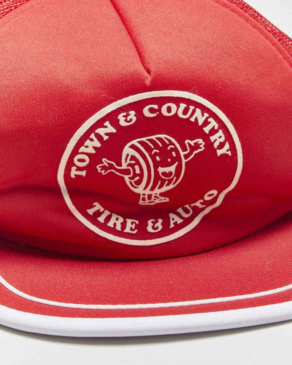 Vintage 1980s Town &amp; Country Tire &amp; Auto Dada Trucker Hat - OS
