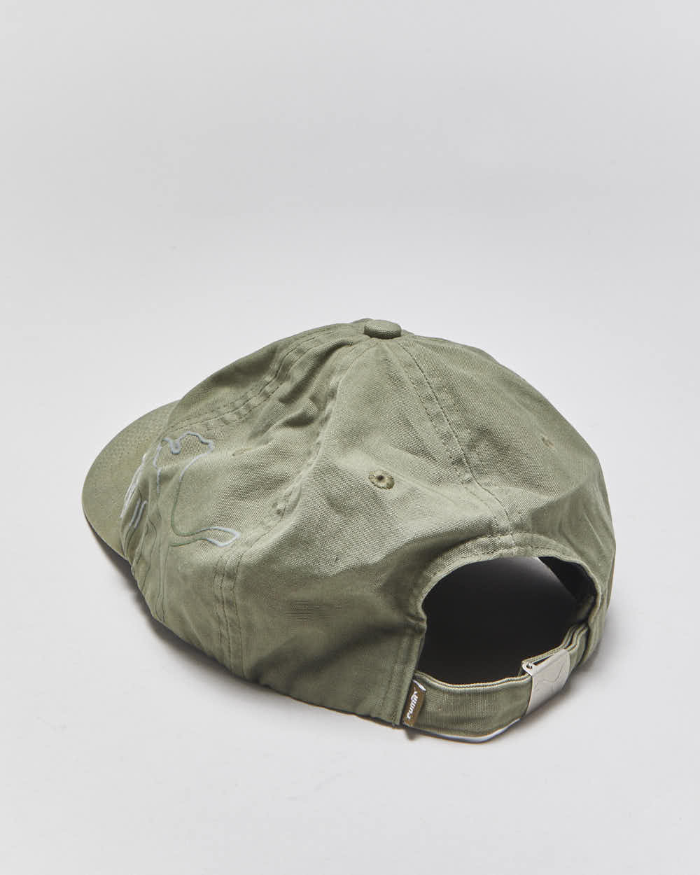 Vintage Y2K 00s Puma Khaki Canvas Baseball Cap - OS