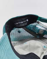 Vintage Carhartt Buffalo Teal Sandstone Canvas Trucker Hat - OS