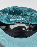 Vintage Carhartt Buffalo Teal Sandstone Canvas Trucker Hat - OS
