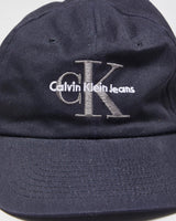 Vintage 1990s Calvin Klein Jeans Embroidered Canvas Baseball Cap - OS