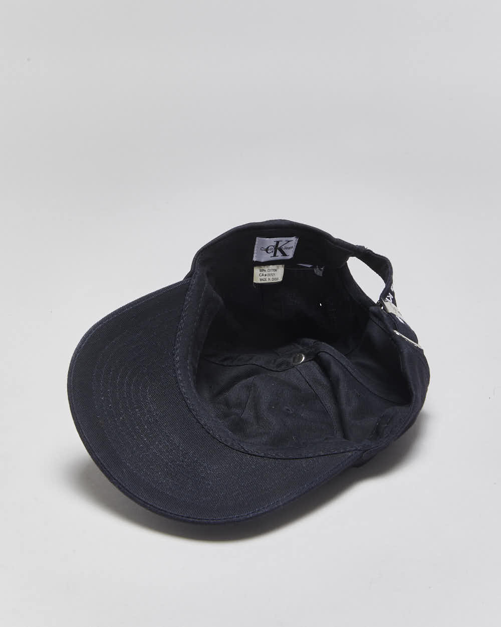 Vintage 1990s Calvin Klein Jeans Embroidered Canvas Baseball Cap - OS