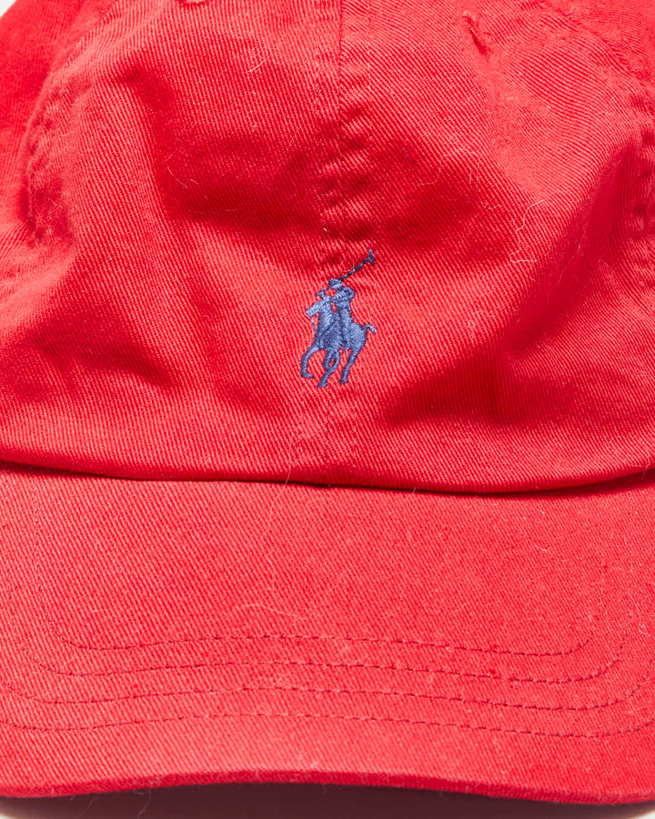Vintage Polo Ralph Lauren Canvas Icon Chino Baseball Cap - S