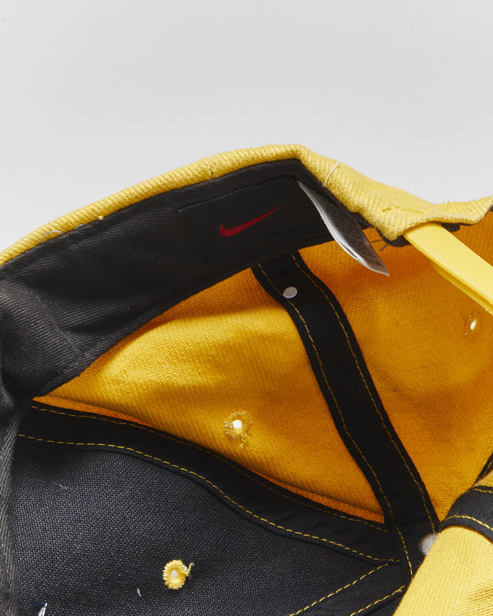Vintage 2000 Y2K Nike Swoosh Canvas Snapback Baseball Cap - OS