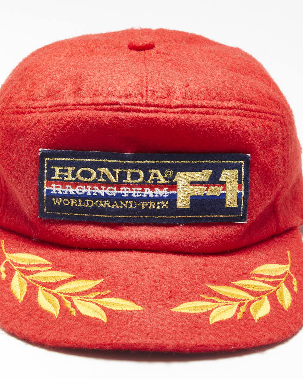 Vintage 1984 Honda F1 Racing Team World Grand Prix Champions Patch Wool Snapback - OS